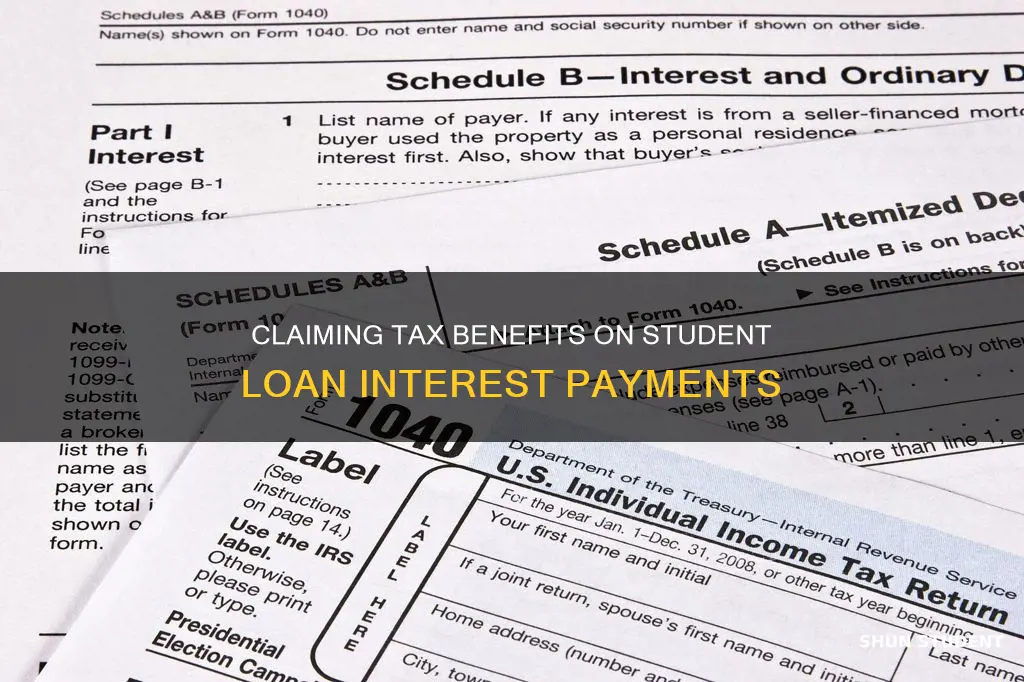 can you claim paying off student loans on taxes