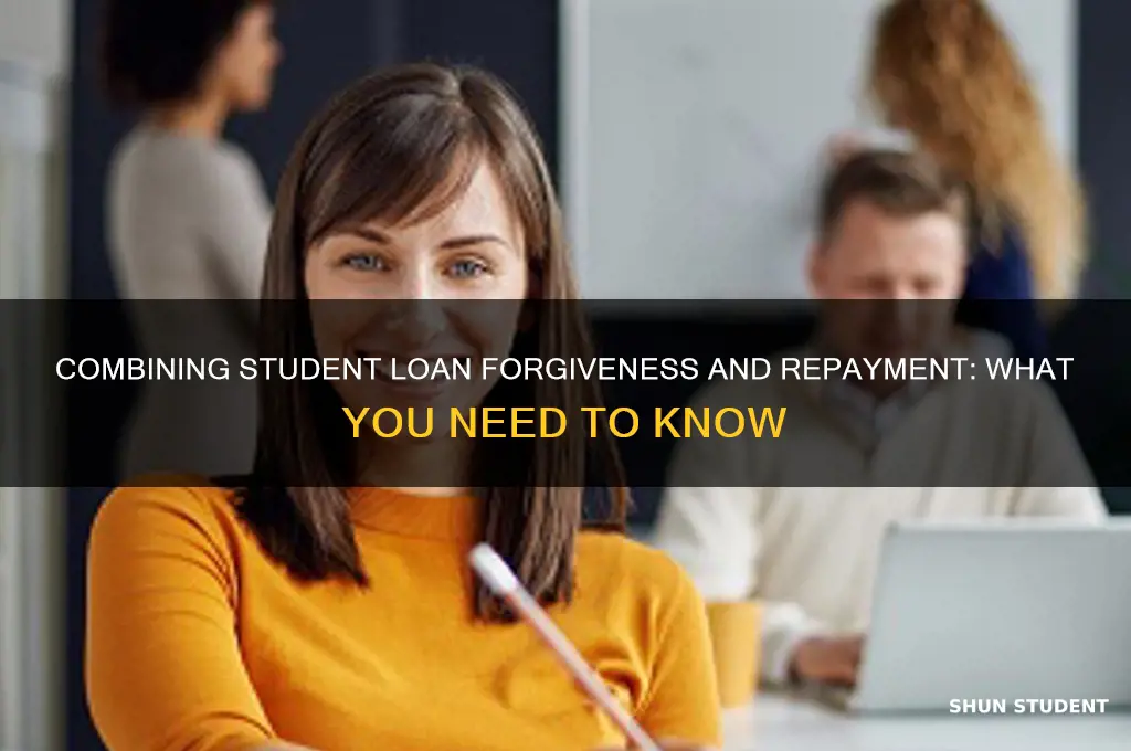 can you combine student loan forgiveness and repayment