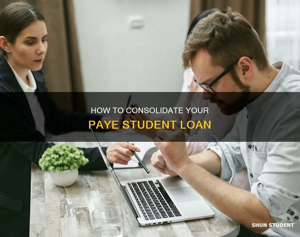 can you consolidate pay as you earn student loan