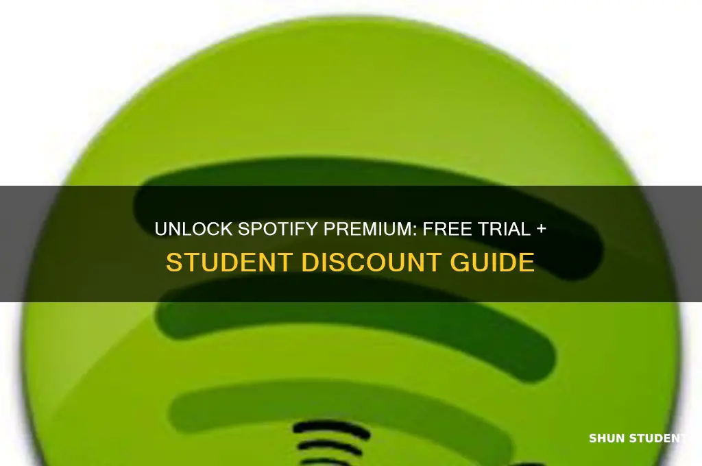 can you do spotify free month then student discount