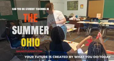 Summer Student Teaching in Ohio: Opportunities and Requirements Explained