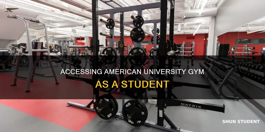 can you enter the american university gym as a student