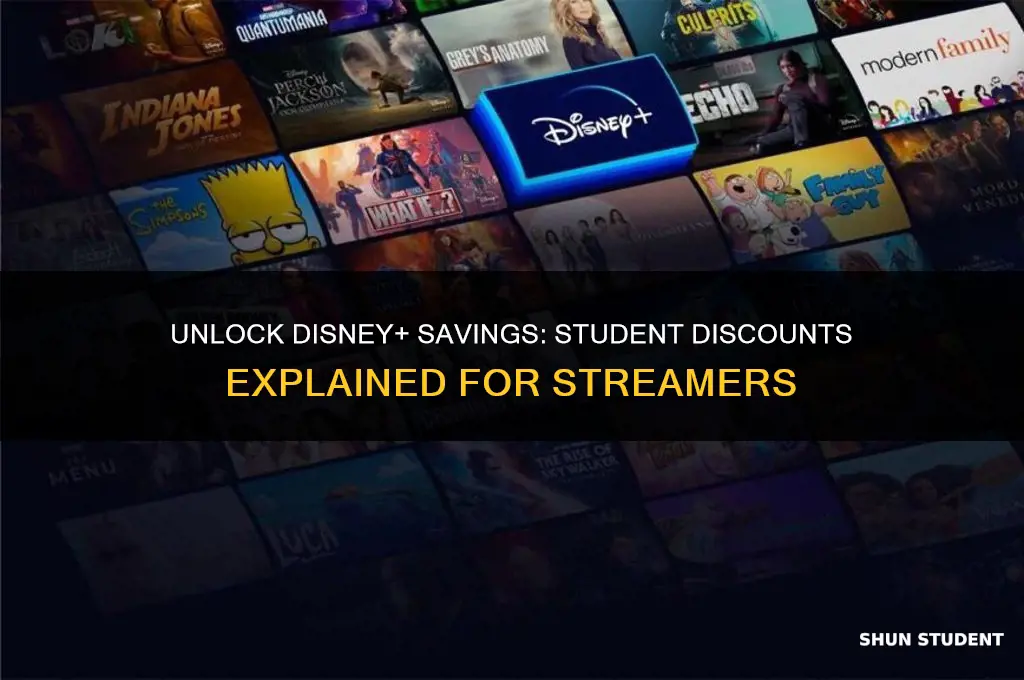 can you get a student discount on disney plus