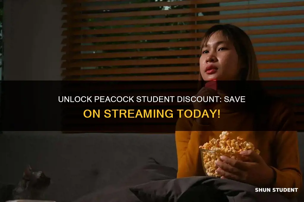 can you get a student discount on peacock