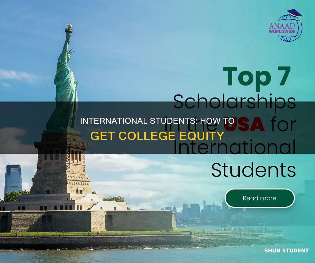 can you get equity international student college