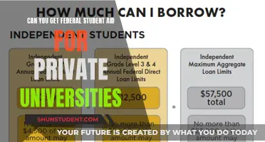 Student Aid: Private Universities and Federal Funding