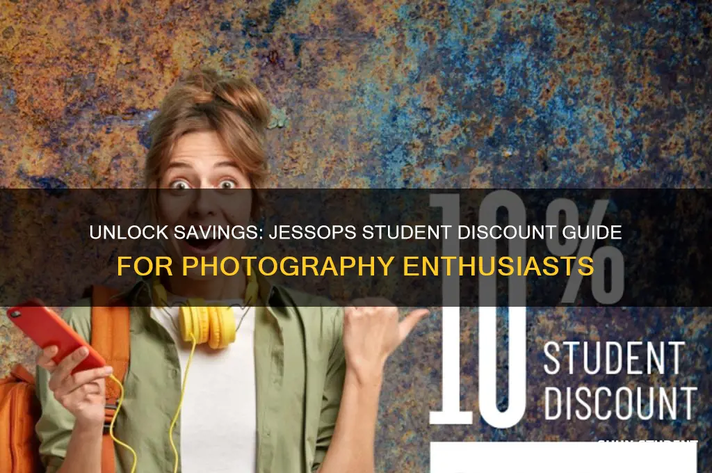 can you get student discount at jessops