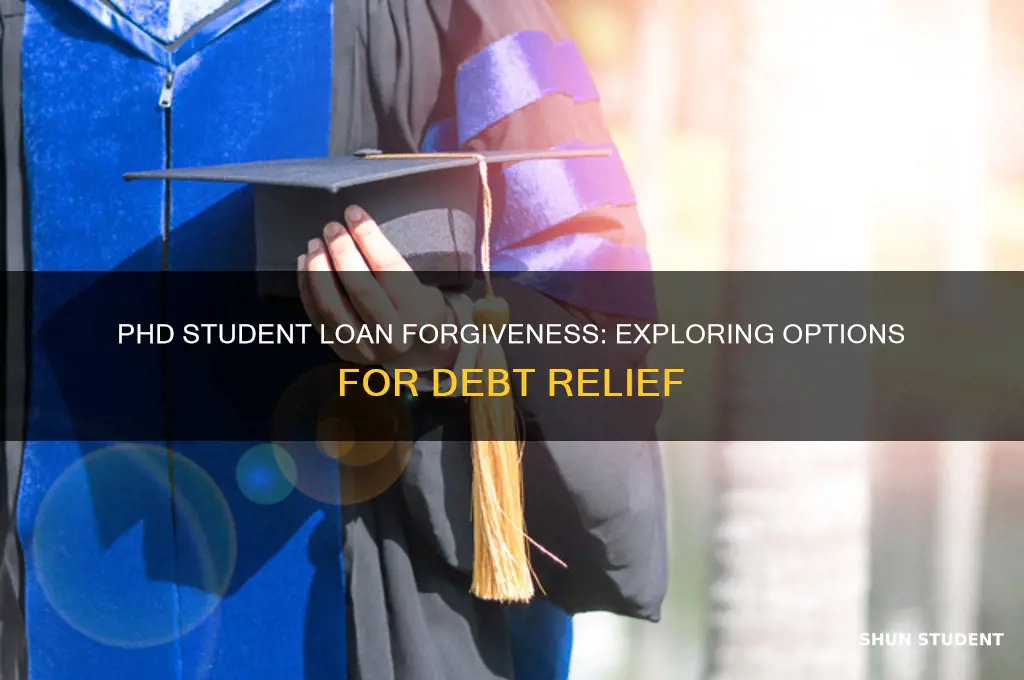 can you have student loans forgiven during phd