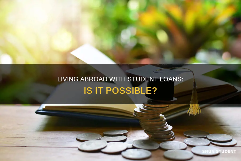 can you live in another country and pay student loans