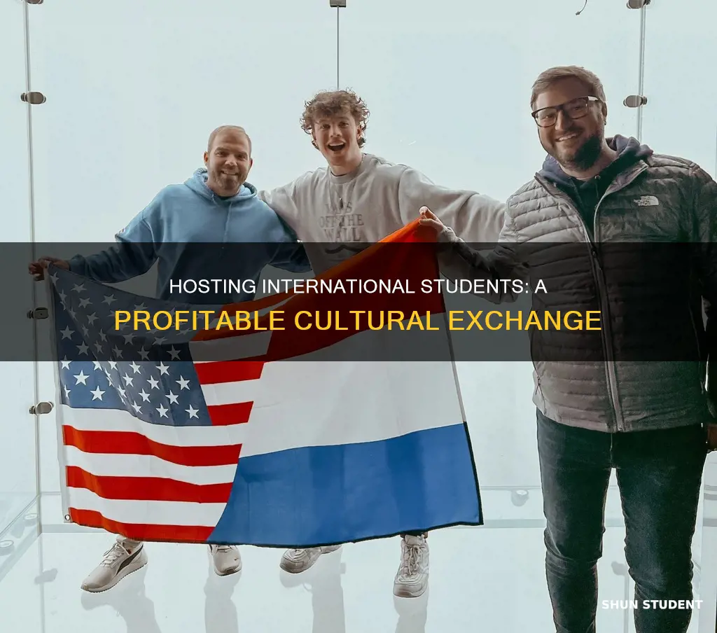 can you make money by hosting an international student