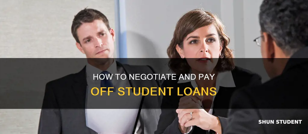 can you negotiate paying off student loans