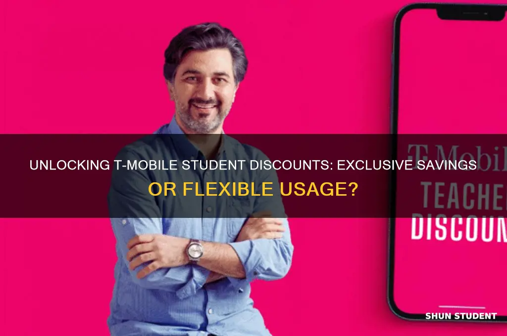 can you only use a student discount tmobile