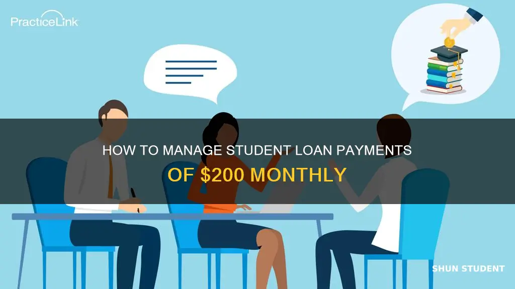 can you pay 200 a month on student loans