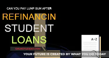 Refinancing Student Loans: Lump Sum Payment Options