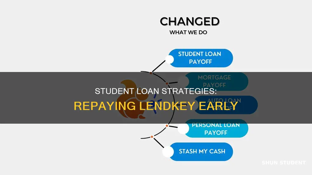 can you pay off a lendkey student loan early