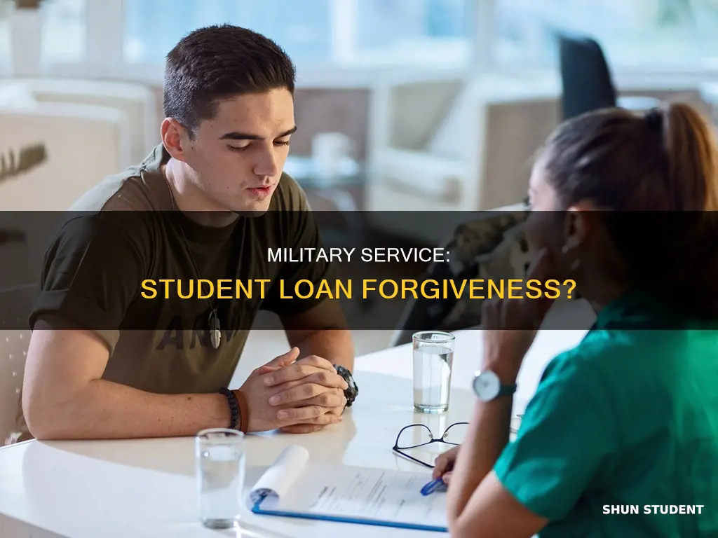 can you pay off a student loan in the military