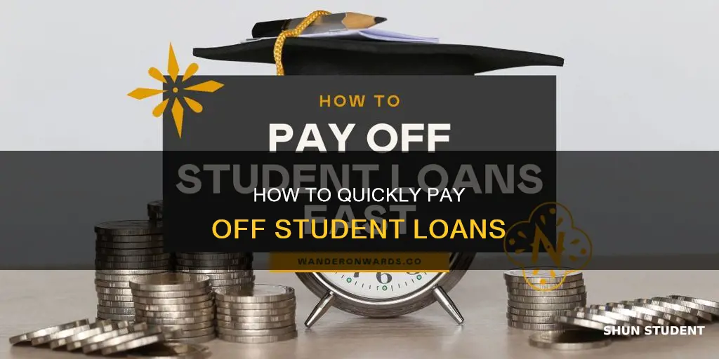 can you pay off student loans quicler than it says
