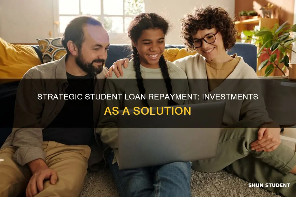 can you pay off student loans with investments
