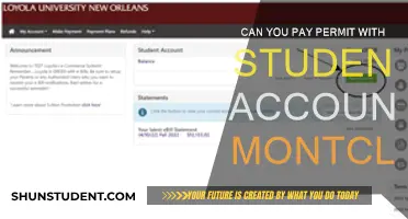 Student Accounts: Paying for Permits at Montclair