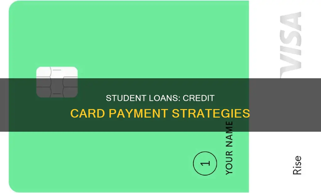 can you pay student loan with a credit card