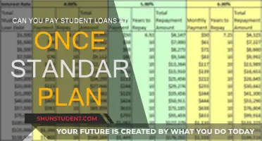 Paying Student Loans: Standard Plan vs. One-Time Payment