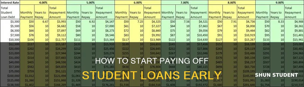 can you pay student loans back immediately