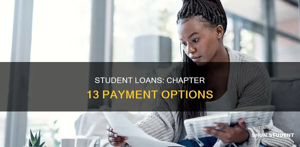 can you pay student loans in chapter 13