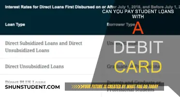 How to Pay Off Student Loans Using a Debit Card