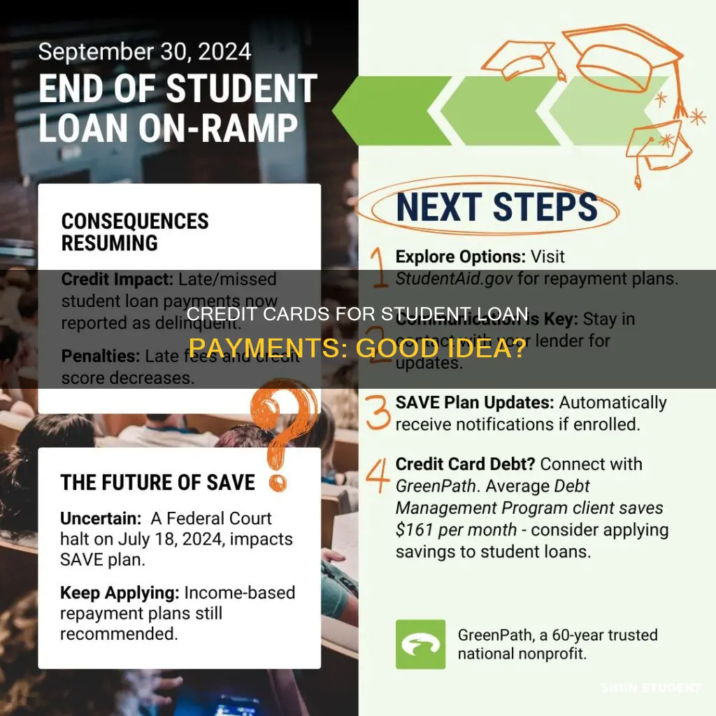 can you pay student loans with credit catd