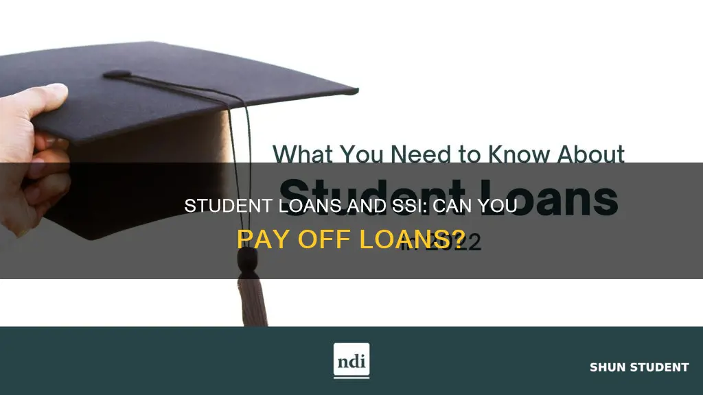 can you pay student loans with ssi