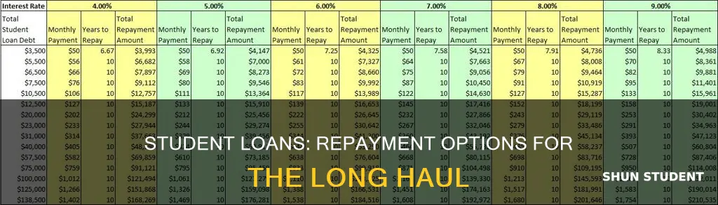 can you pay your student loans over 25 years