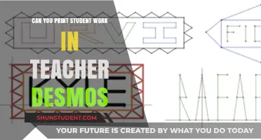 Printing Student Work in Teacher Desmos: A Step-by-Step Guide