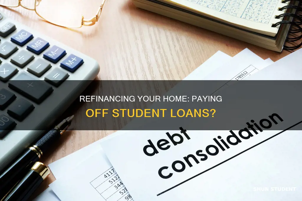 can you refinance your home to pay off student loans