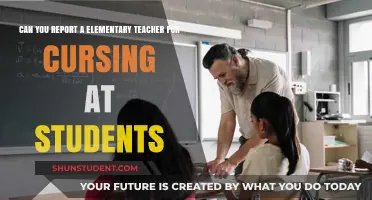 Reporting Elementary Teachers for Cursing: What Parents Need to Know