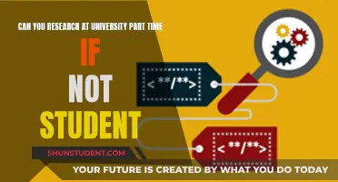 Research at University: Part-Time Options for Non-Students