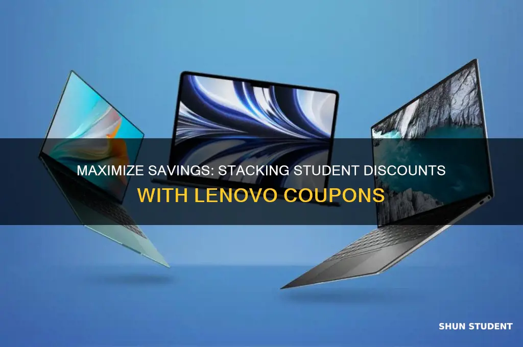 can you stack student discount with coupon lenovo