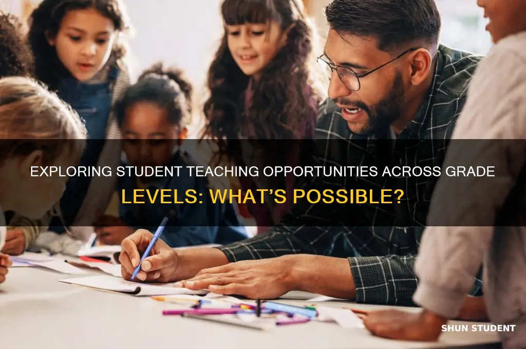 can you student teach in any grades