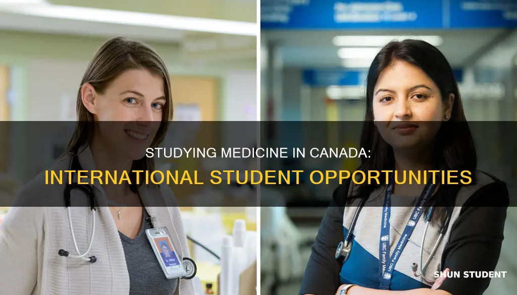 can you study medicine in canada as an international student