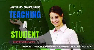 Can You Sue a Teacher for Neglecting Student Education?