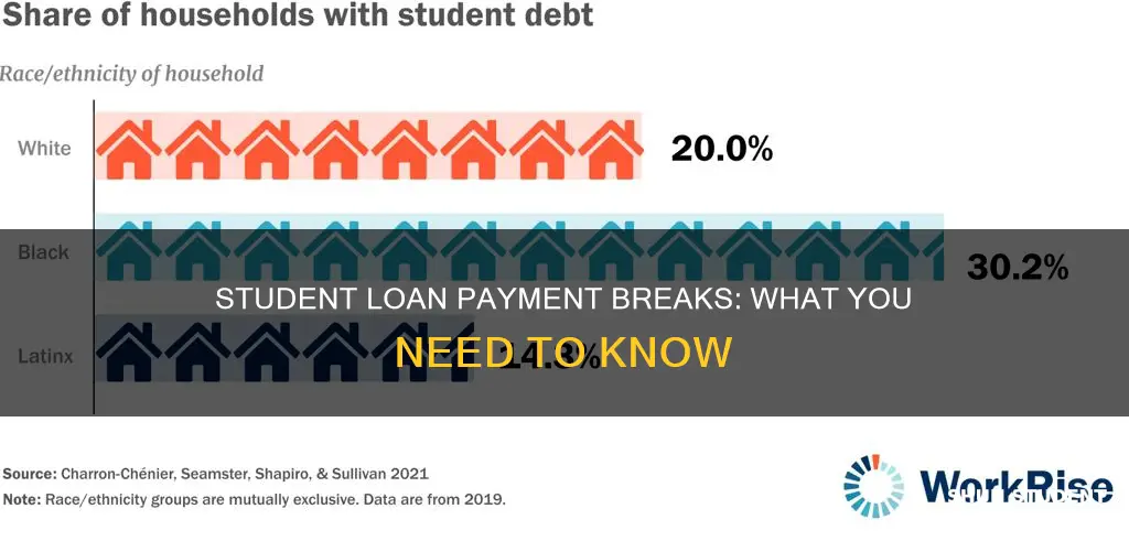 can you take a break from paying student loan
