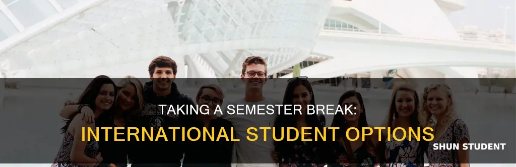 can you take a semester off as a international students