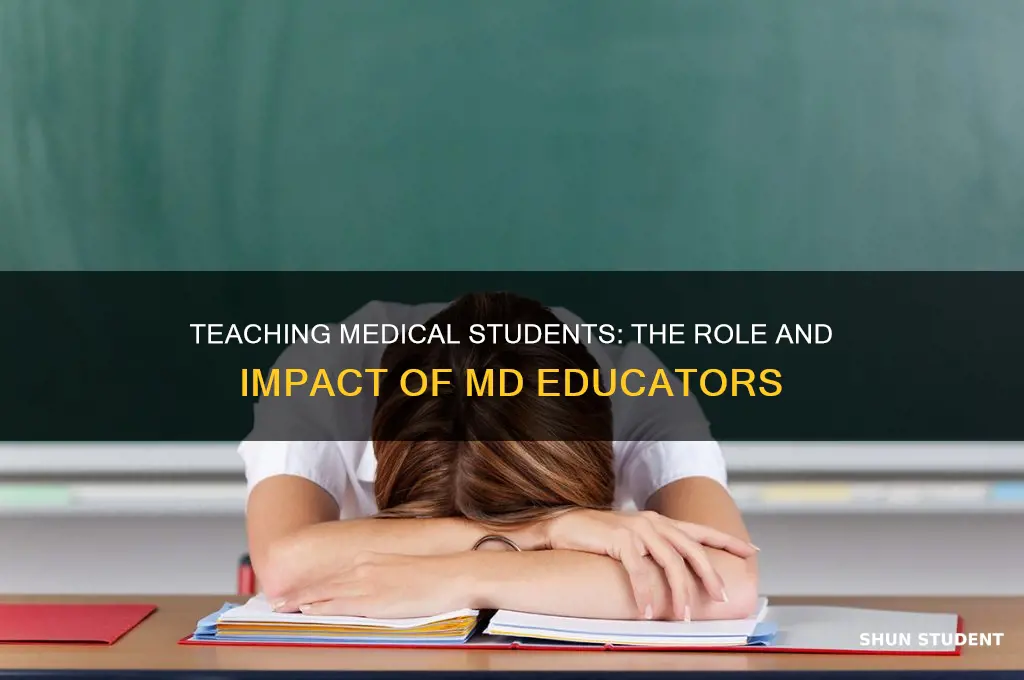 can you teach medical students with an md