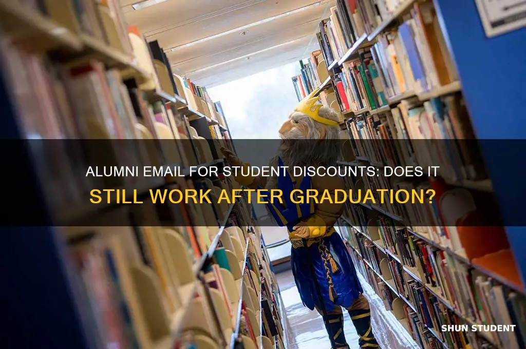 can you use alumni email for student discounts