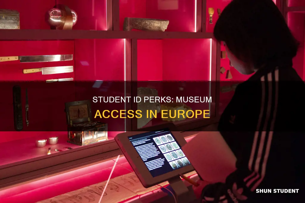 can you use american university student id at european museums