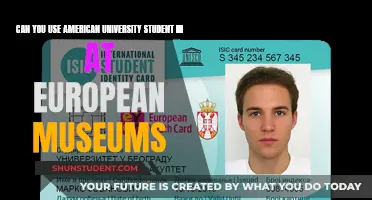 Student IDs: Museum Access in Europe