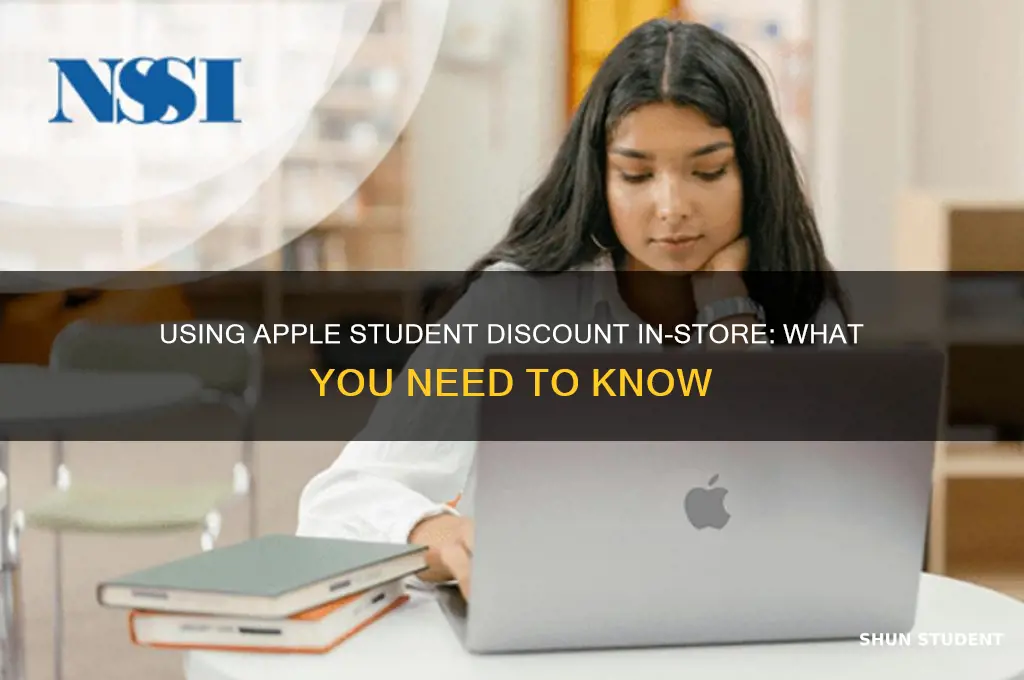 can you use apple student discount in store