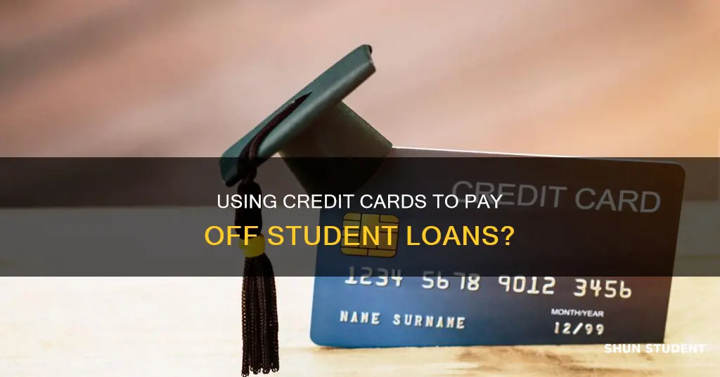 can you use crredit crd to pay student debt