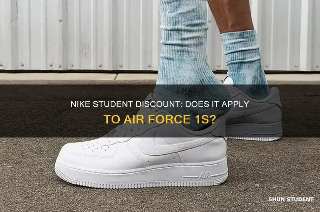 can you use nike student discount on air force 1