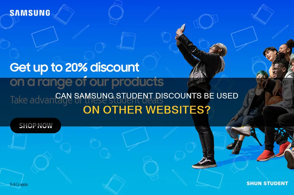 can you use samsung student discount on other sites
