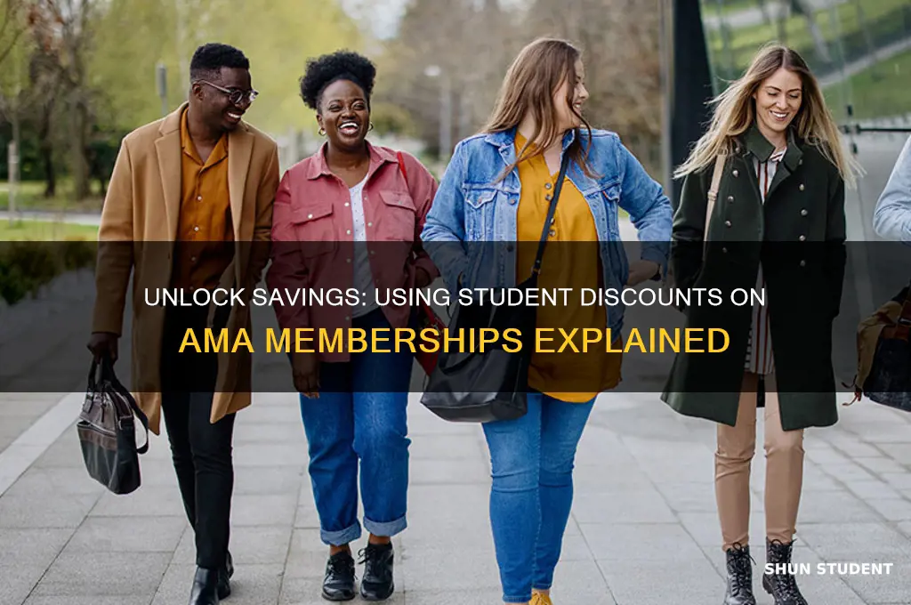 can you use student discount on ama